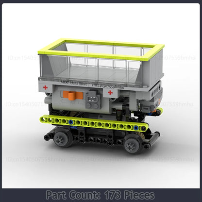 Train Module GBC Railway System MOC Building Blocks Motor Machine Sports Ball Technology Bricks DIY Assembly Toys Xmas Gifts