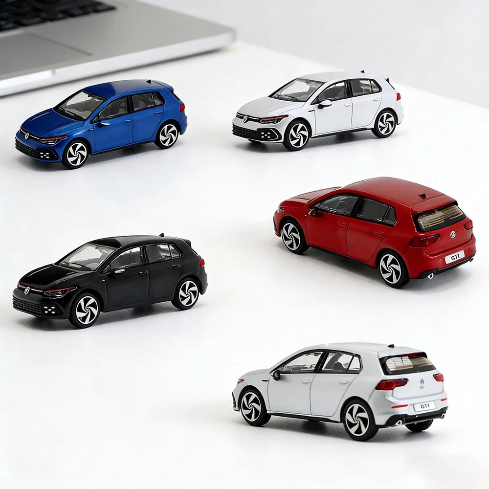 New 1/64 Diecast Car Model Volkswagen Golf Cars Alloy Simulation Small-scale Car Model Miniature Toy Collection Decoration Gifts