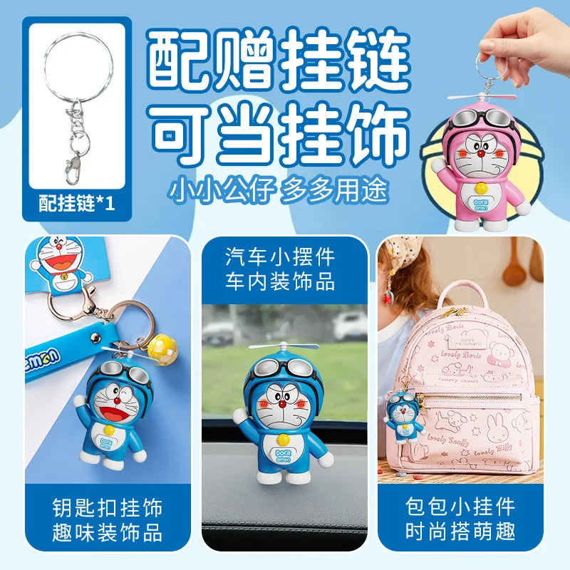 New Cartoon Doraemon Face Changing Toy Pendant Keychain Accessories Unzipping Jewelry Students Keychain Pendant Gift Toys