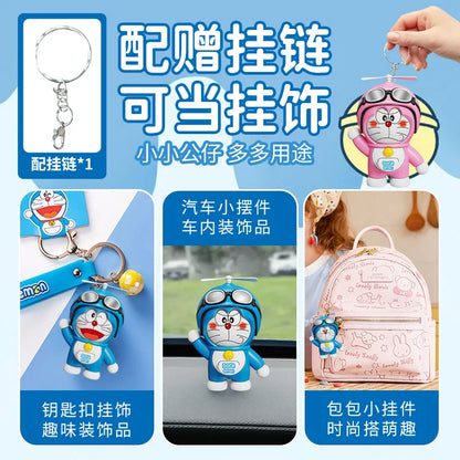 New Cartoon Doraemon Face Changing Toy Pendant Keychain Accessories Unzipping Jewelry Students Keychain Pendant Gift Toys
