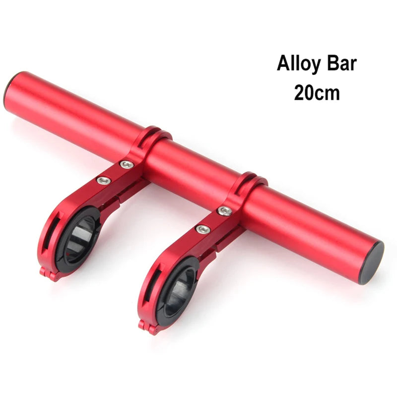 10/20/30cm Bicycle Handlebar Extended Bracket Aluminum MTB Bike Front Light Expansion Bracket Road Cycling Extender Rack Parts