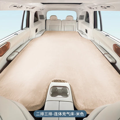 For Lynk & Co 900 2025 2026 Car Inflatable Mattress Suede Trunk Inflatable Travel Bed Sleeping Rest Cushion Camping Mattress
