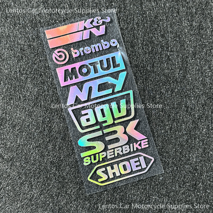Reflective Laser Sticker for Motorcycle Car Locomotive Vinyl Decal Car Styling Decoration