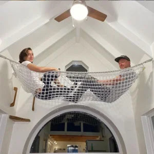 indoor and outdoor suspended DIY loft net bed hammock floor hammock for children and adults