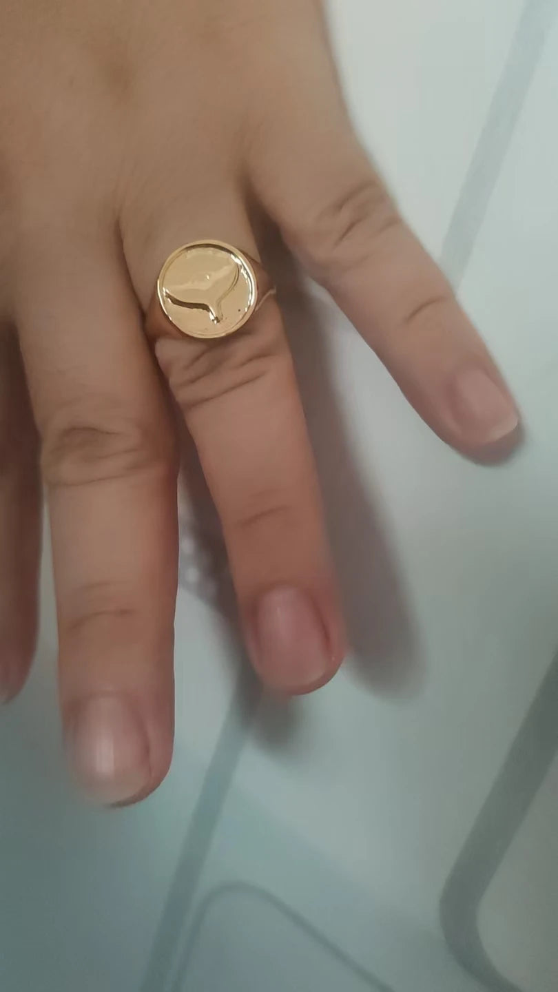 Shark Whale Tail Ring