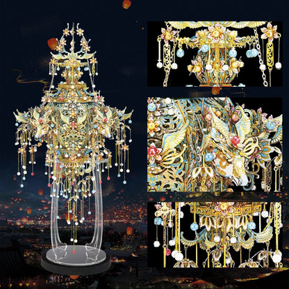 Piececool 3D Puzzles for Adult Boneless Lantern Assembly Model Kits DIY Set Jigsaw Brain Teaser for Collection Best Gifts