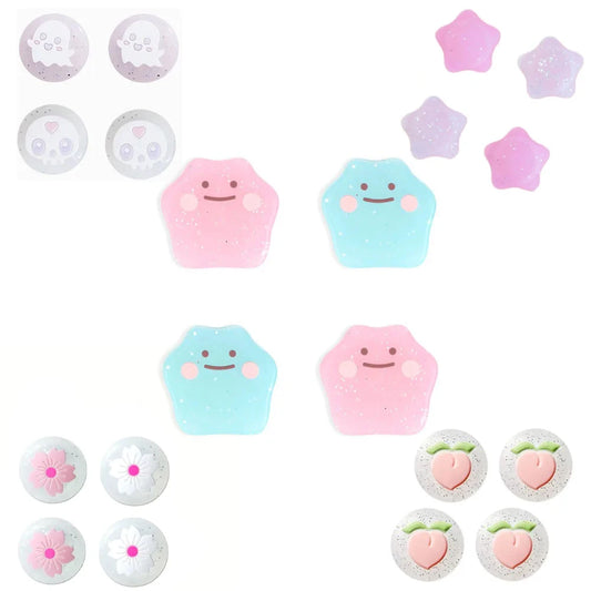 Silicone Rubber Thumb Stick Grip Cap Joystick Soft Cover For Nintendo Switch Oled NS Lite Joycon Controller Thumbstick