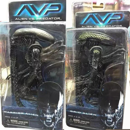 NECA Alien Xenomorph Warrior Grid Alien Figure AVP ALIENS VS.PREDATOR PVC Action Figures Collectable Model Toy Doll Gift