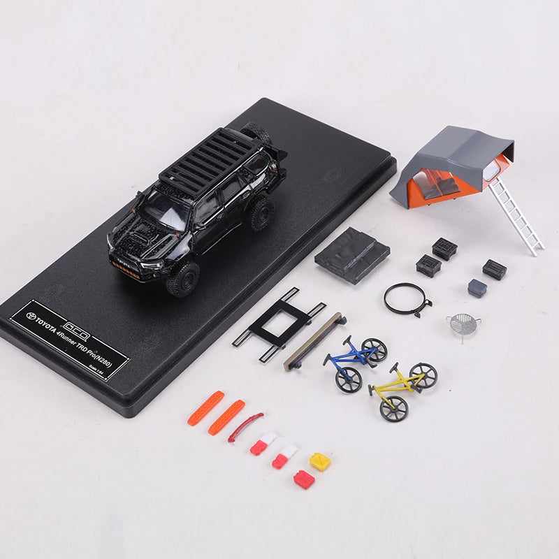 GCD 1:64 4Runner TRD Pro N280 SUV Heavily Modification Version Alloy Model Car