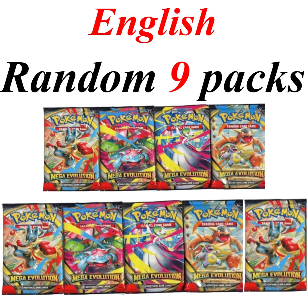 USA English Pokémon Card MEGA EVOLUTION Ascended Heroes Phantasmal Flames English Booster Battle Card Trading Game Card Gift Toy