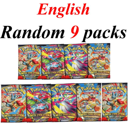 USA English Pokémon Card MEGA EVOLUTION Ascended Heroes Phantasmal Flames English Booster Battle Card Trading Game Card Gift Toy