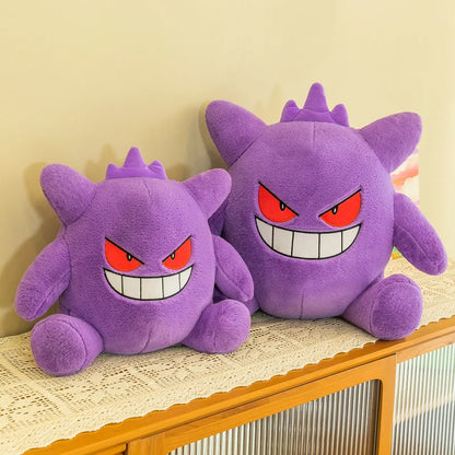 Gengar Plush Toy Pokemon Stuffed Doll Rabbit Fur Soft Plush Figure Holiday Gift Home Decoration Bulk Wholesale For Collection