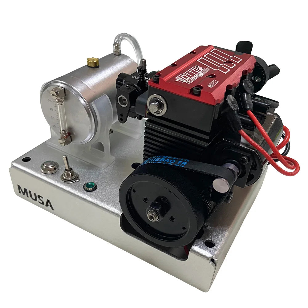 TOYAN FS L200AC Four-stroke Air-cooled Engine DIY Nitro Inline Twin-cylinder Engine Model Kit Toy