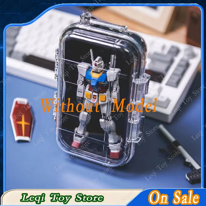 Anime Peripheral Model Waterproof Sealing Box HG RG Gundam Display Box Pendant Backpack Ornament Customized Collection Toy Gift
