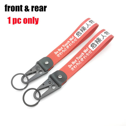 Newest Japanese JDM Modified Culture Seal Eagle Beak Clasp Wrist with Key Clasp Keychain Key Ring For Lonely Driver