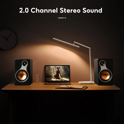 AIYIMA S500 Classic Bookshelf Speaker Bluetooth Wireless 120W Hifi Active Speakers For Home Computer Game Coaxial Optical RCA