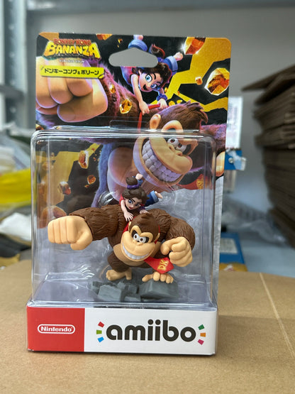 Amiibo - Donkey Kong and Pauline - Donkey Kong Bananza Series Asian Version