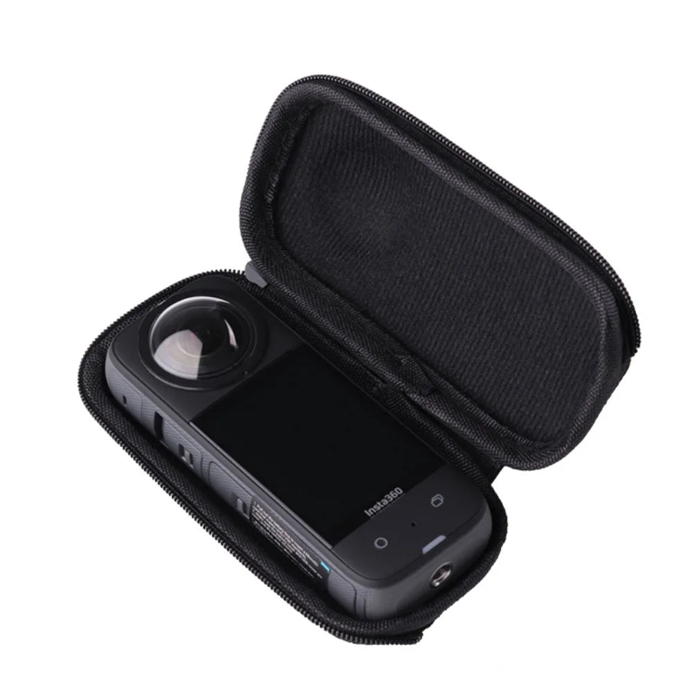 Mini Storage Case for Insta360 X3 Screen Protector Sport Camera Portable Protective Case PU Bag for Insta 360 X3 Accessories