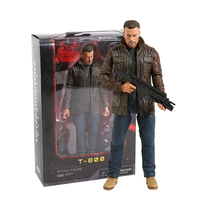 Figure Terminator 2 Judgment Day T800 Sarah Connor T-800 Arnold Schwarzenegger Commando Action Figure Model Collectible Toy
