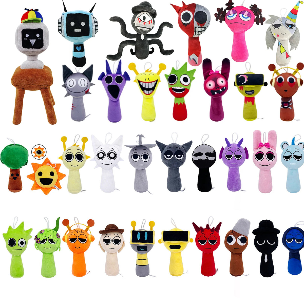 Sprunki Plush Toys Horror Game Toys Cartoon Cute Soft Stuffed Pillow For Kid Birthday Christmas Gift Stuffed Children Dolls