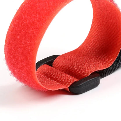 Red 200/300/500mm Cable Ties Reusable Self Adhesive Nylon Strap Reverse Buckle Line Wire Organizer Hook Loop Bundle Fastener