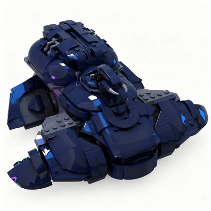 813pcs MOC T26 Zurdo Pattern Wraith Mortar Tank Halo Space Model Building Blocks Creative Gift DIY Display Decor Adult Premium