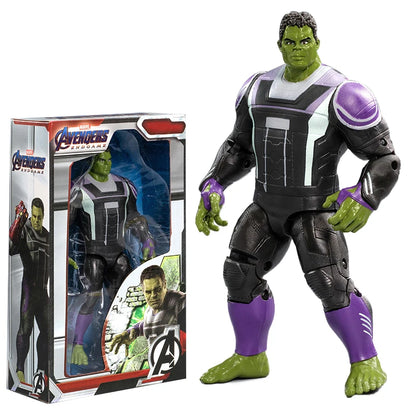 18CM Avengers Legends Figure ZDTDS Original Toy Set Spider Captain Miles Morales Thanos Ghost Iron Man Hulk Box Thor Falcon Doll
