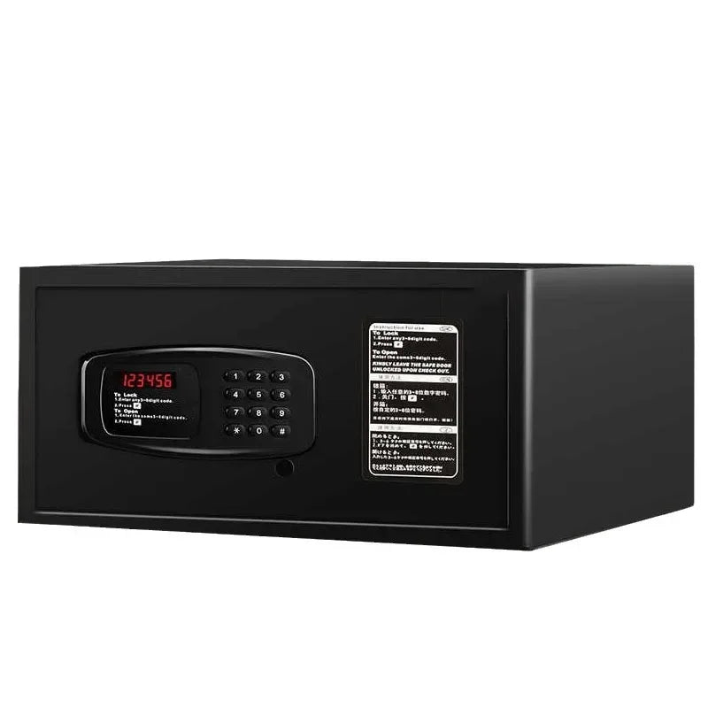 Household Hotel Room Safe Side Door Small Password Key Anti Theft Full Steel Plate Safe Deposit Box