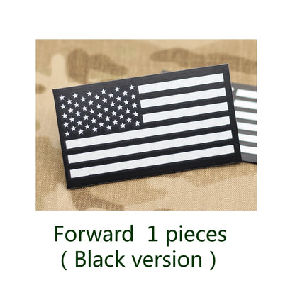 US Flag Patch America Flag Patch IR Patch Military Patch Infrared Tactical Patch Reflective Patch 3.5in X 2inch