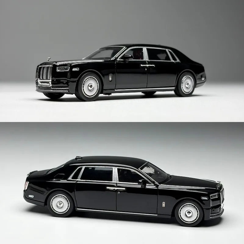 KING MODEL 1:64 Rolls‑Royce Phantom 8 Highly‑detailed Die‑cast Alloy Car Model Static Display For Car‑model Enthusiasts