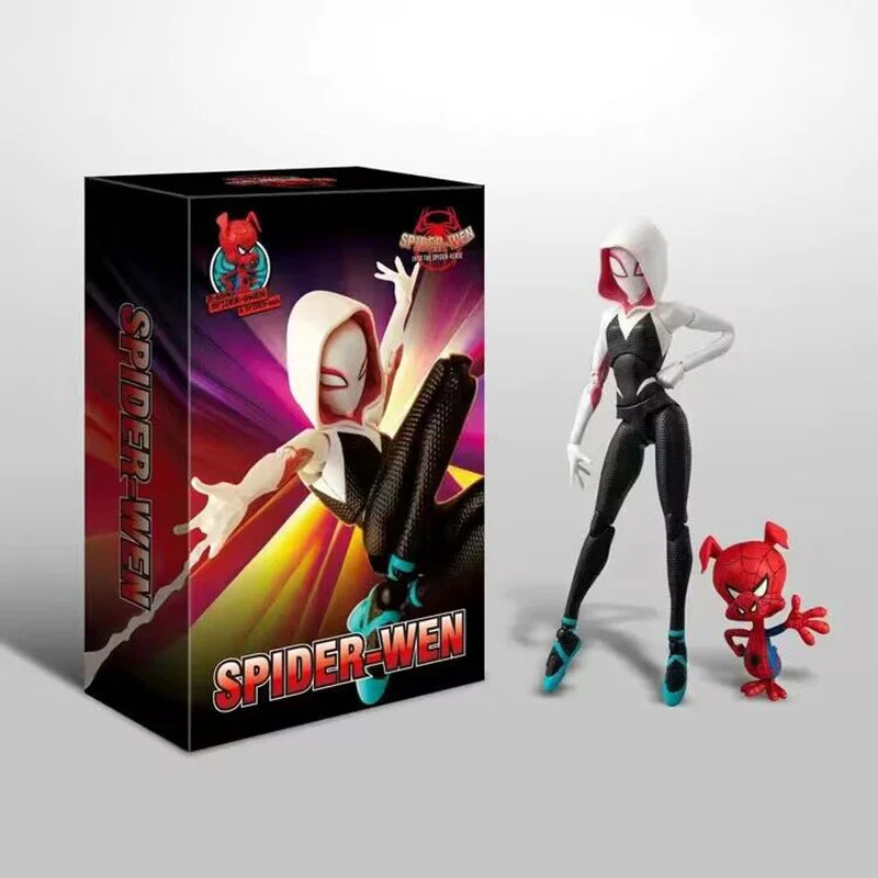 Marvel Legends In Stock Miles Morales Spiderman Action Figure Spider Verse Shf Anime Statue Collectible Toy For Adult Collection
