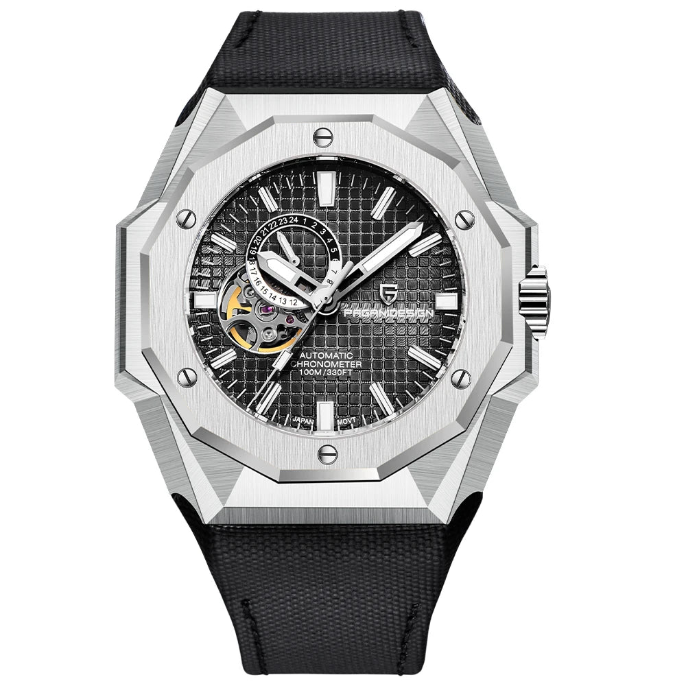 Pagani Design Men's Mechanical Watch NH39 Movement Top Notch Sapphire Stainless Steel 100m Waterproof Men's Automatic Watch