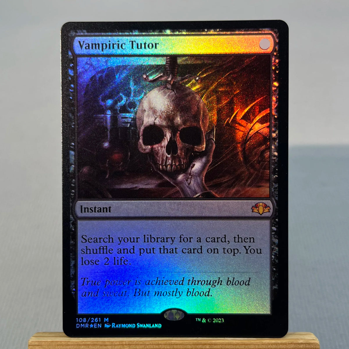 DMU 2XM MH2 BIG WOT LCI FOIL9/001 Tcg Proxy Cards Urza's Saga Rhystic Study Sheoldred, The Apocalypse