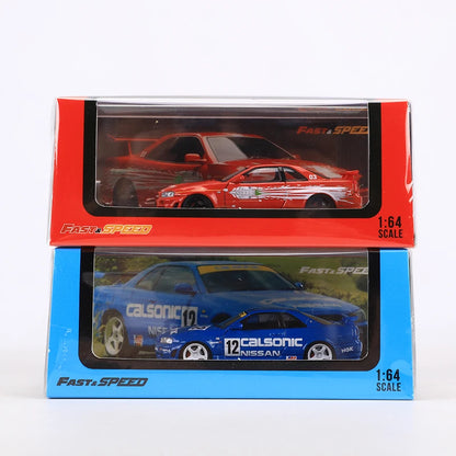 Fast Speed FS 1:64 Skyline GTR R34 Diecast Alloy Model Car