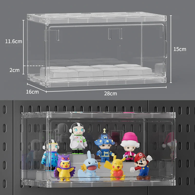 No-Drill Gaming Room Pegboard, Wall Organizer for Controller, Headphone & Keyboard Stand, Multi-Functional Display Storage Rack