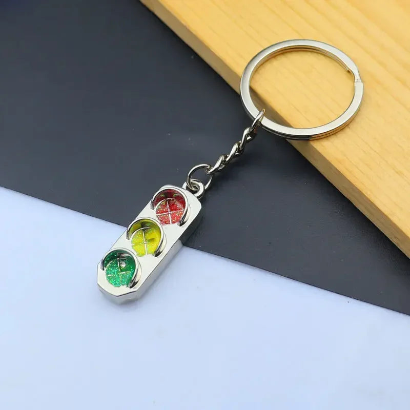 Metal Mini Car Auto Creative Wheel Keychain Parts Auto Enthusiast  Accessories KeyKeyring Ring Chain for Men Woman Lover Gift