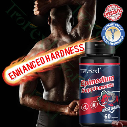 Men Tumescence Endurance and Energy Power Supplement Eleuthero Root Wolfberry Epimedium complex
