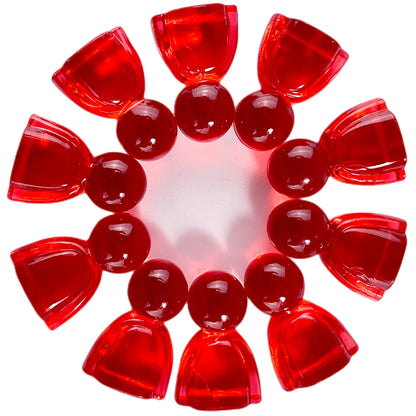 Pawn/ Chess 24mm Plastic Game Pieces for Board Game Accessories 4 Colors 10pcs