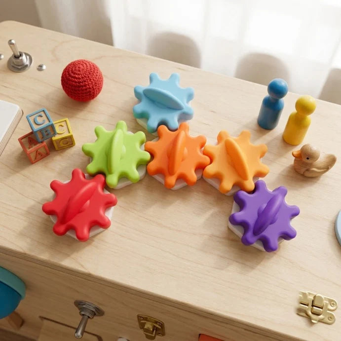DIY Montessori Busy Board Accessories, Wooden Sensory Educational Toy, Fine Motor Skills & Cognitive Training Learning Toy for K