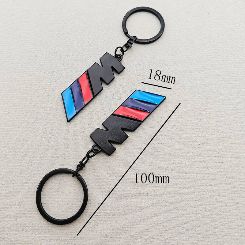 3D Metal Carbon Car Keychain Keyring Logo M Keychain For BMW M2 M3 M4 M5 X3M X5M E46 E60 E39 E87 X1 X3 X5 X6 Auto Accessories