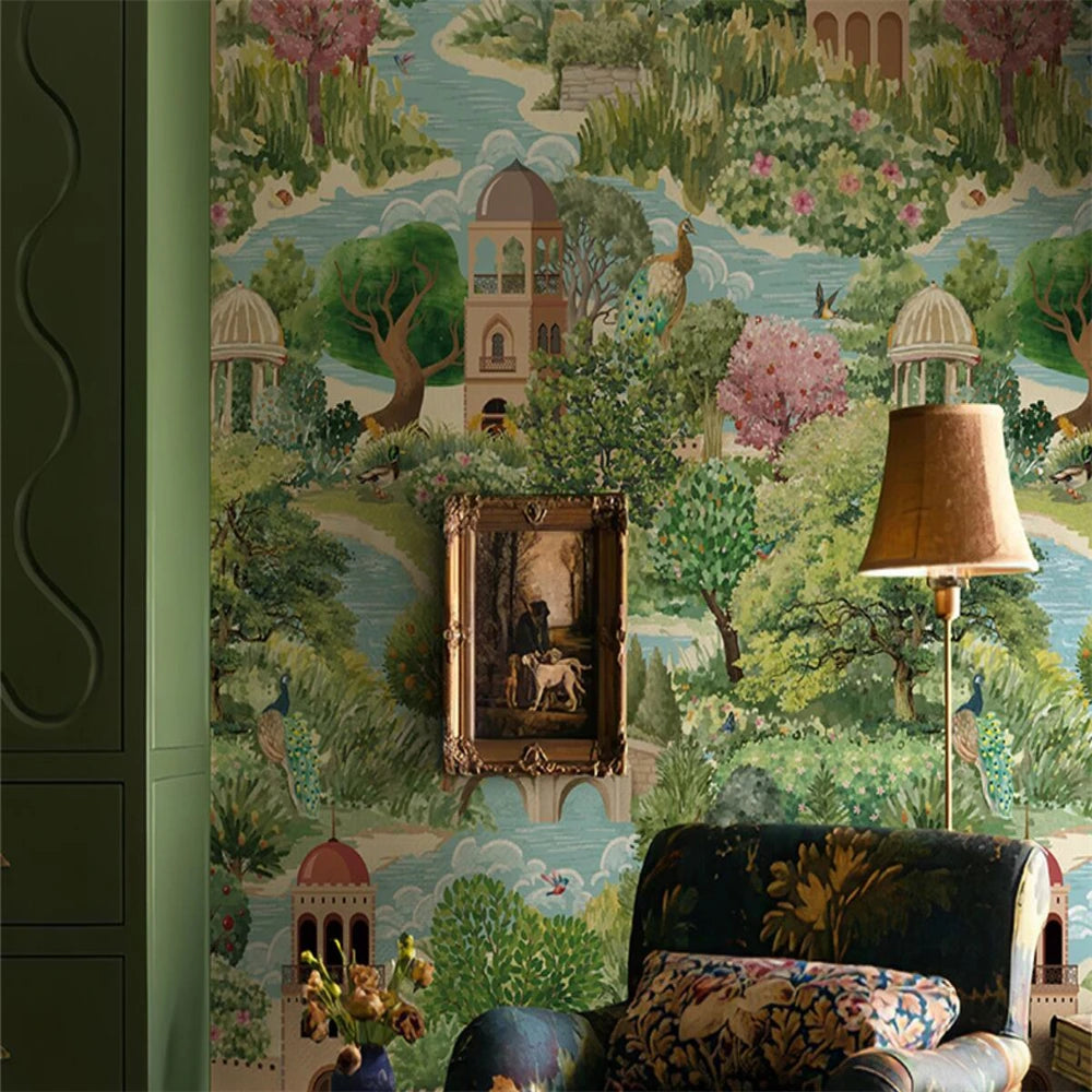 custom art Photo Mural wallpapers for Living Room TV background murals American countryside garden wall paper home improvement