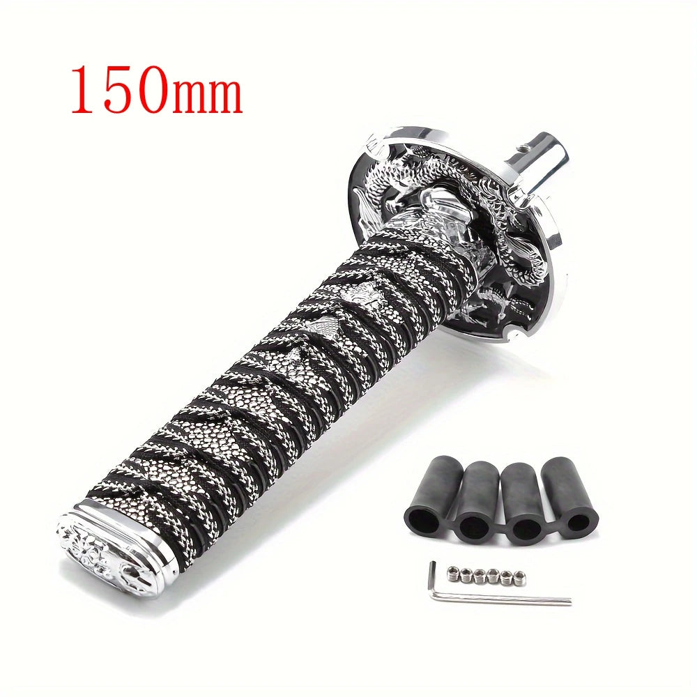 Universal Car Katana Gear Lever Knob Gear Shift Knob - JDM Racing Style Aluminum Alloy Shifter for Manual Transmission