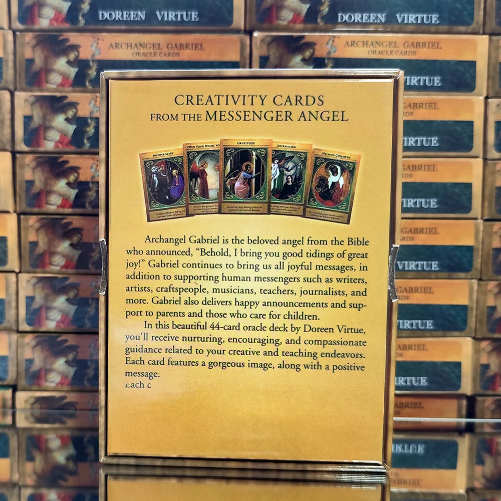 4.72x3.43inch Archangel Gabriel Oracle Cards - 44-Card , English Edition, Boxed with