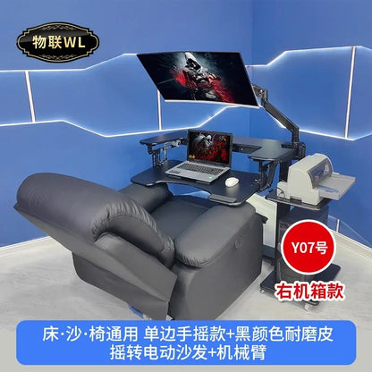 Computer desk bed notebook desktop computer desk bedside table lifting table lazy table cockpit suspension bracket
