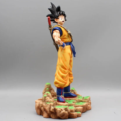 Dragon Ball Dream Super Saiyan Son Goku Somersault Cloud Standing Collection Action Figure Statue Anime Model Ornaments Toy Gift