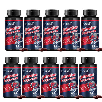 Men Tumescence Endurance and Energy Power Supplement Eleuthero Root Wolfberry Epimedium complex