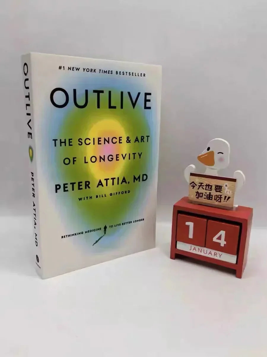 Outlive By Peter Attia The Science and Art of Longevity Book in English