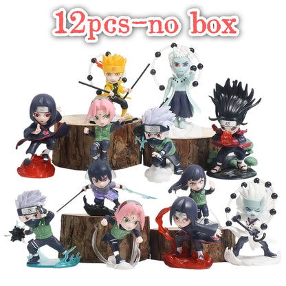 Anime Naruto Blind Box Model Figure 1-12 pcs NARUTO Ninkai Taisen Series Figurine PVC Desktop Collectible Toy Doll Birthday Gift