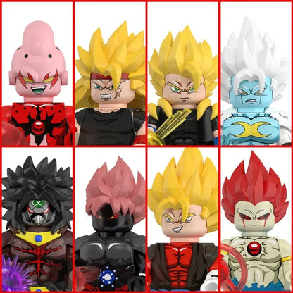 Dragon Ball Building Blocks Wukong Vegeta Felisaz Buu Collection Action Dolls Children Assemble Building Blocks Toys and Gifts