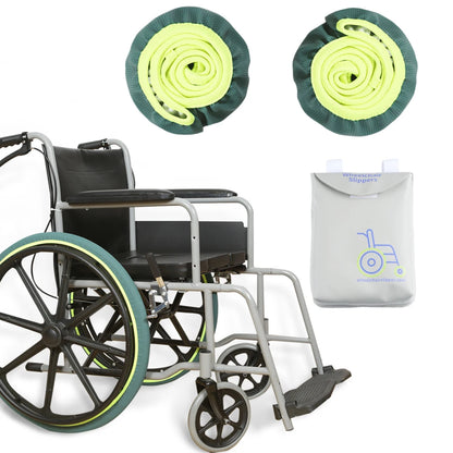 Ehucon Wear-Resistant Wheelchair Slippers Wheelchair Accessories Tire Cover to Protect Floor Carpet,Multiple Sizes Wheel Cover